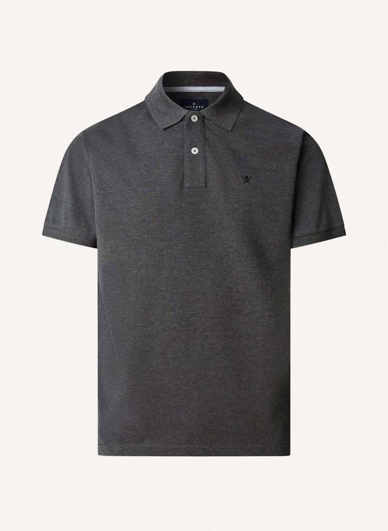 Hackett London Poloshirt Slim Fit Logo grau von Hackett London