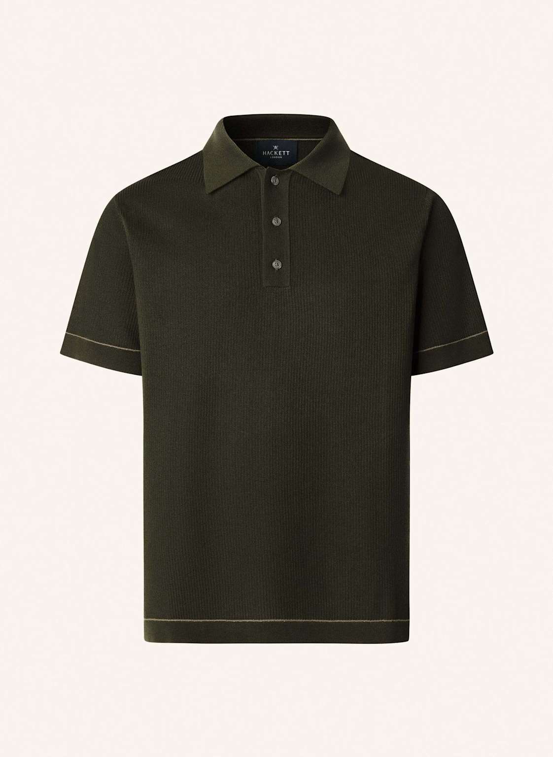 Hackett London Poloshirt Textured Knit Polo gruen Hackett London Poloshirt Textured Knit Polo gruen von Hackett London