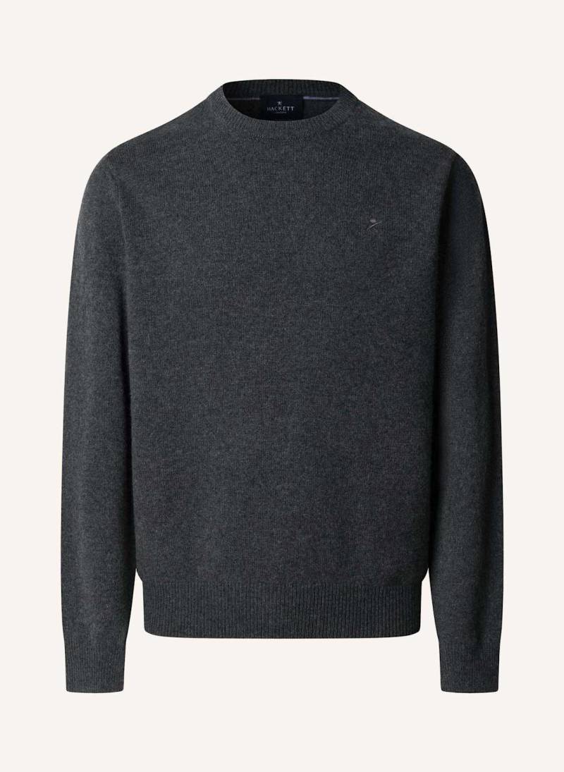 Hackett London Pullover Lambswool Crew grau von Hackett London