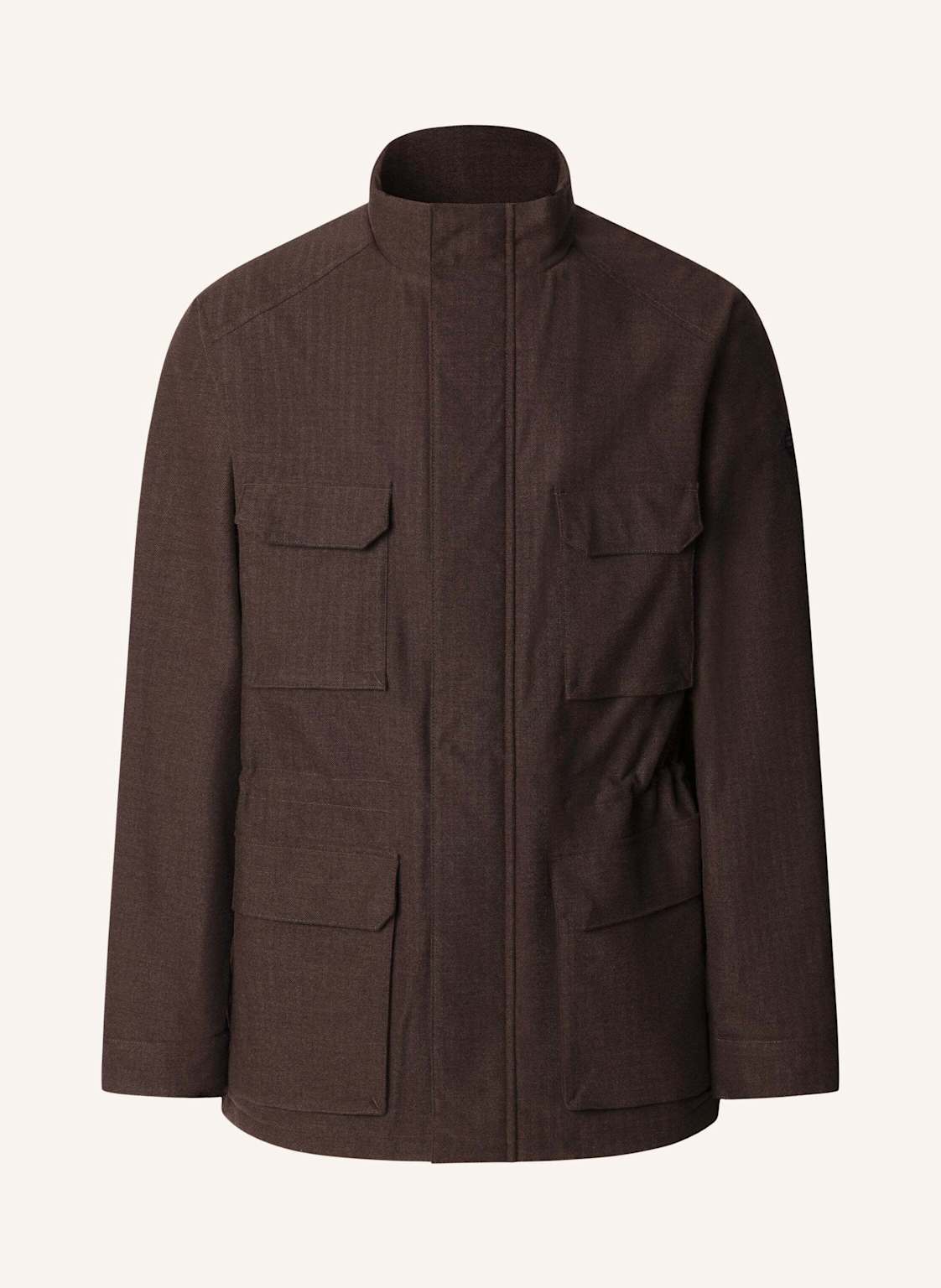 Hackett London Regenjacke Hbone Lux Field Jkt braun von Hackett London