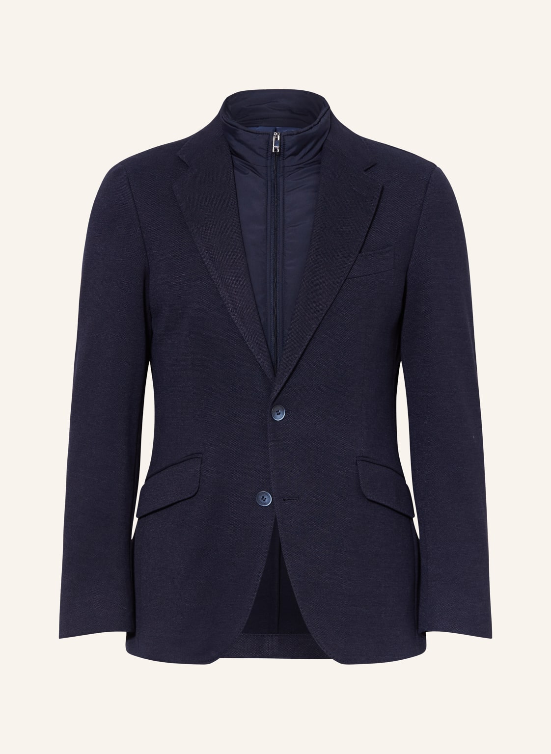 Hackett London Sakko Regular Fit Mit Herausnehmbarer Blende blau von Hackett London