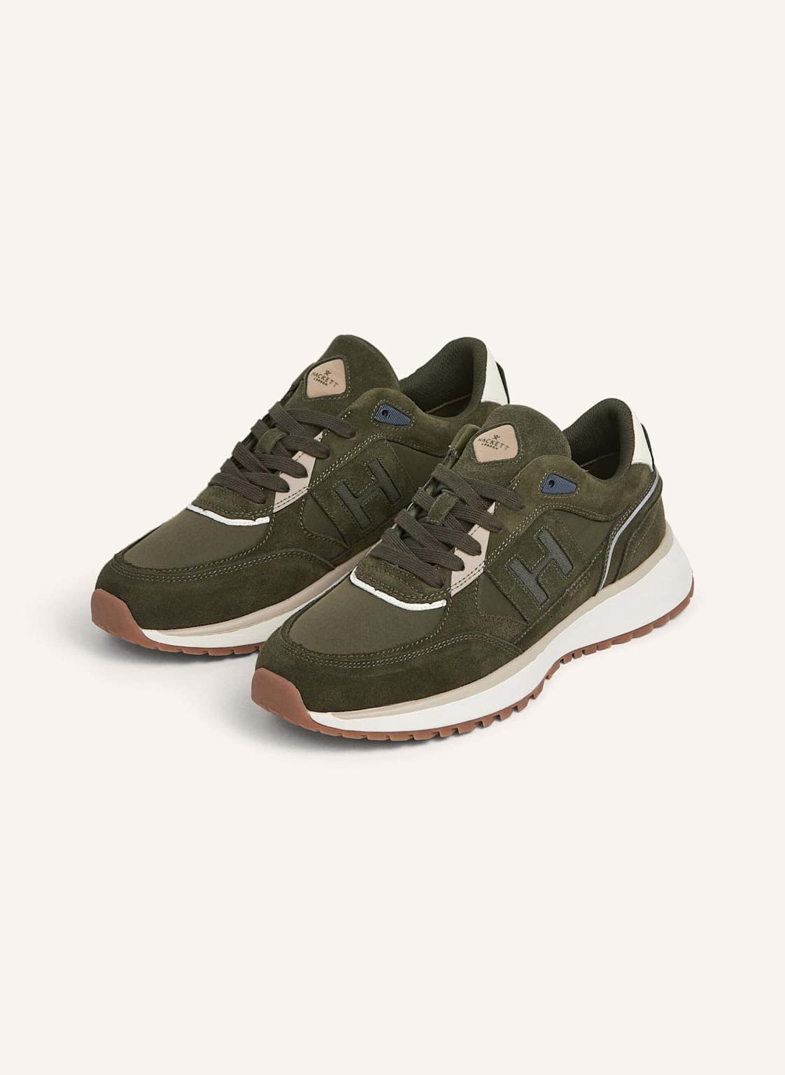 Hackett London Sportschuhe Otto Run gruen von Hackett London