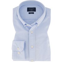 HACKETT Herren Hemd blau Baumwolle von Hackett