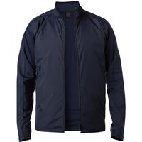 HACKETT Herren Hybridjacke blau Mikrofaser unifarben von Hackett