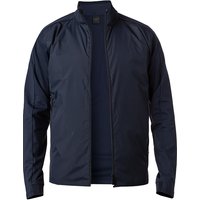 HACKETT Herren Hybridjacke blau Mikrofaser unifarben von Hackett