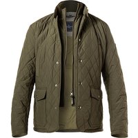 HACKETT Herren Steppjacke grün Mikrofaser unifarben von Hackett