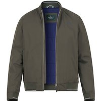 HACKETT Herren Blouson grün Mikrofaser unifarben von Hackett