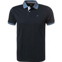 HACKETT Herren Polo-Shirt blau Baumwoll-Jersey von Hackett