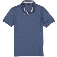 HACKETT Herren Polo-Shirt blau Baumwoll-Jersey von Hackett