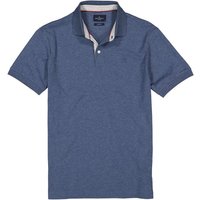 HACKETT Herren Polo-Shirt blau Baumwoll-Jersey von Hackett