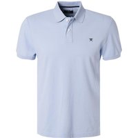 HACKETT Herren Polo-Shirt blau Baumwoll-Piqué von Hackett