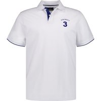 HACKETT Herren Polo-Shirt weiß Classic Fit von Hackett