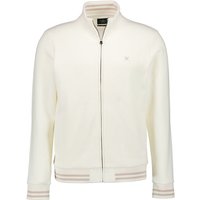 HACKETT Herren Sweatjacke weiß Baumwolle unifarben von Hackett