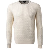 HACKETT Herren Pullover beige Lammwolle unifarben von Hackett