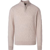 HACKETT Herren Troyer beige Lammwolle unifarben von Hackett