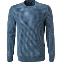 HACKETT Herren Pullover blau Baumwolle unifarben von Hackett