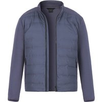 HACKETT Herren Hybridjacke blau Mikrofaser unifarben von Hackett
