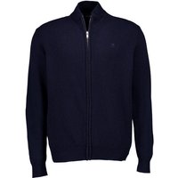 HACKETT Herren Strickjacke blau Wolle unifarben von Hackett