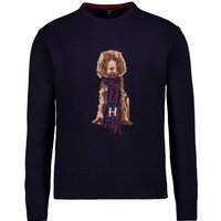 HACKETT Herren Pullover blau von Hackett