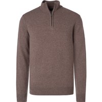 HACKETT Herren Troyer braun Lammwolle unifarben von Hackett