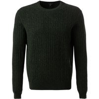 HACKETT Herren Pullover grün Lammwolle unifarben von Hackett