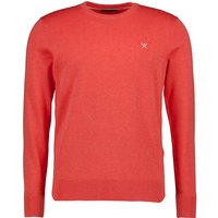 HACKETT Herren Pullover rot unifarben von Hackett