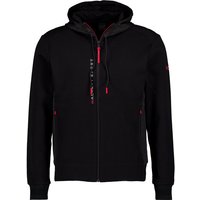 HACKETT Herren Sweatjacke schwarz unifarben von Hackett