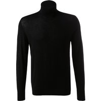 HACKETT Herren Rollkragenpullover schwarz unifarben von Hackett