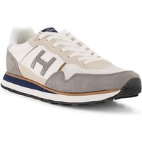 HACKETT Herren Sneaker grau Glattleder von Hackett