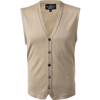 HACKETT Herren Strickweste beige unifarben von Hackett