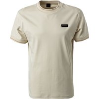 HACKETT Herren T-Shirt beige Baumwolle von Hackett