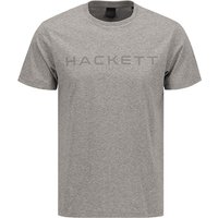 HACKETT Herren T-Shirt grau Baumwolle von Hackett