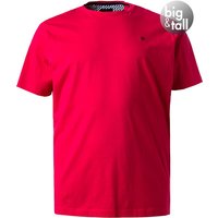 HACKETT Herren T-Shirt rot Baumwolle von Hackett