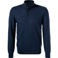 HACKETT Herren Troyer blau Merinowolle unifarben von Hackett