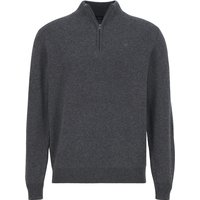 HACKETT Herren Troyer grau Lammwolle unifarben von Hackett