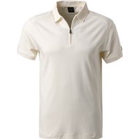 HACKETT Herren Zip-Polo beige Baumwoll-Jersey von Hackett