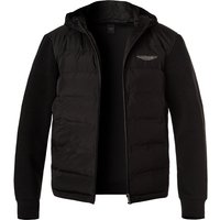 HACKETT Herren Jacke schwarz Baumwolle unifarben von Hackett