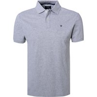 HACKETT Herren Polo-Shirt grau Baumwoll-Piqué meliert Slim Fit von Hackett