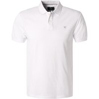 HACKETT Herren Polo-Shirt weiß Baumwoll-Piqué Slim Fit von Hackett