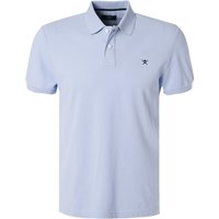 HACKETT Herren Polo-Shirt blau Slim Fit von Hackett