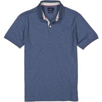 HACKETT Herren Polo-Shirt blau Baumwoll-Jersey Classic Fit von Hackett