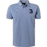 HACKETT Herren Polo-Shirt blau Baumwoll-Piqué Classic Fit von Hackett