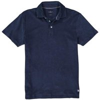 HACKETT Herren Polo-Shirt blau Baumwoll-Frottee von Hackett