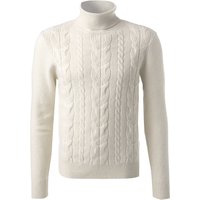 HACKETT Herren Rollkragenpullover beige unifarben von Hackett