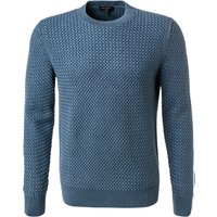HACKETT Herren Pullover blau Baumwolle unifarben von Hackett