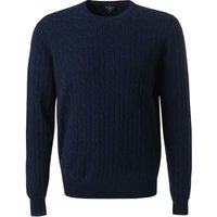 HACKETT Herren Pullover blau Lammwolle unifarben von Hackett