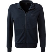 HACKETT Herren Sweatjacke blau Baumwolle unifarben von Hackett