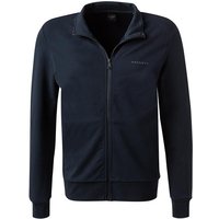 HACKETT Herren Sweatjacke blau Baumwolle unifarben von Hackett