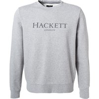 HACKETT Herren Sweatshirt grau Logo und Motiv Classic Fit von Hackett