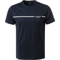 HACKETT Herren T-Shirt blau Baumwolle von Hackett